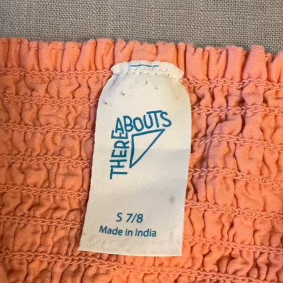 Orange Sleeveless Spaghetti Strap Sundress - Picture 4 of 5